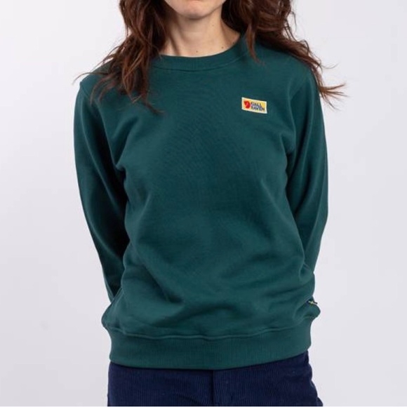 Fjallraven Women’s Vardag Sweatshirt Pullover Size S in Arctic Green - Picture 1 of 10